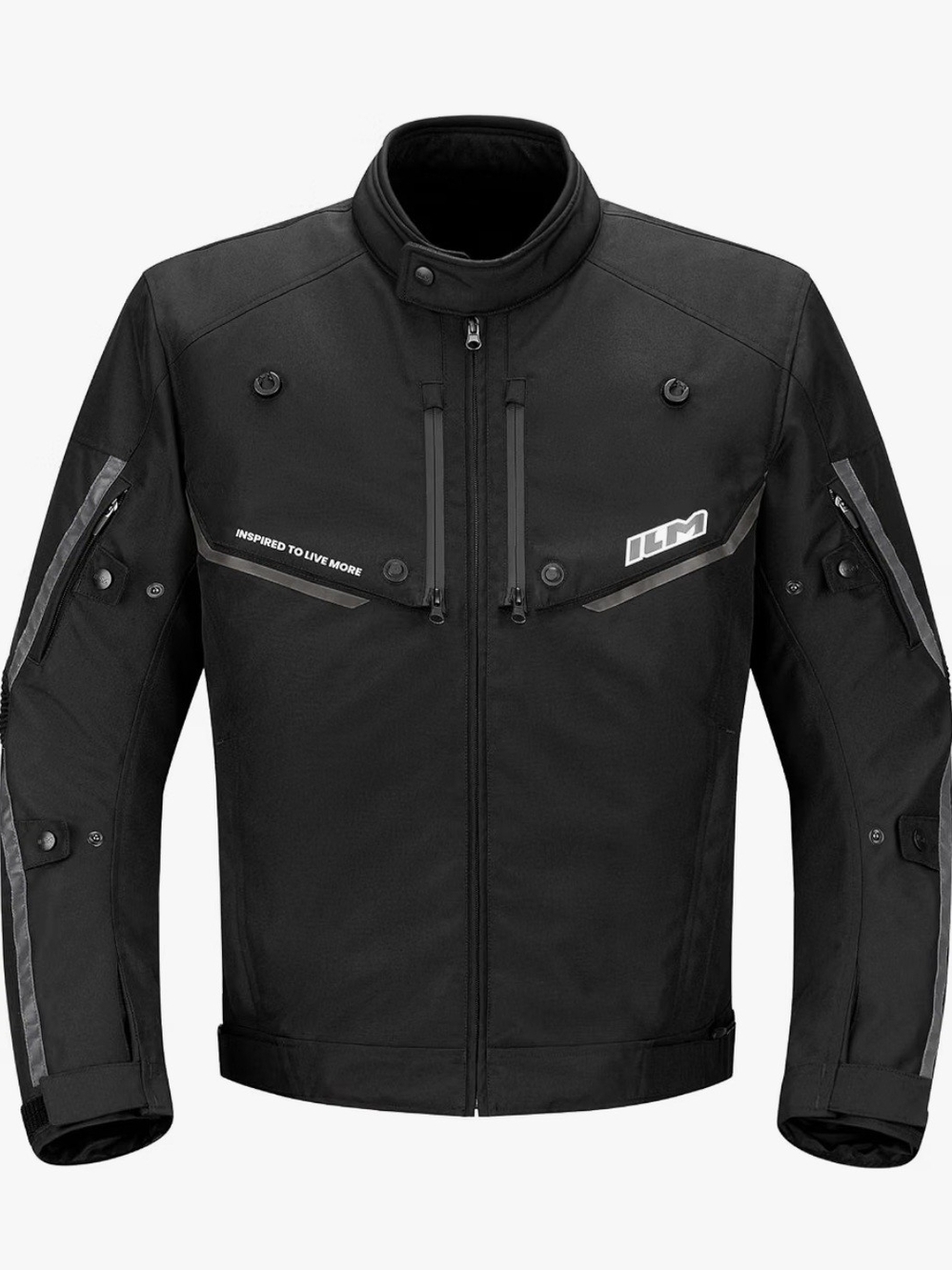 Men's Black Motorcycle Jacket